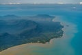 Flying over Phu Quoc island, Vietnam.