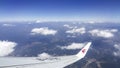 Flying over Yunnan, China, overlooking the beautiful scenery
