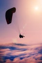 Flying paraglide Royalty Free Stock Photo