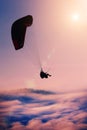 Flying paraglide