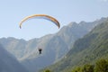 Flying paraglider Royalty Free Stock Photo