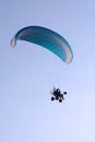 Flying paraglider in the sky Royalty Free Stock Photo