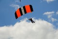 Flying paragliders Royalty Free Stock Photo