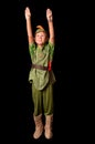 Flying Peter Pan Royalty Free Stock Photo