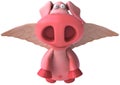 Flying pig Royalty Free Stock Photo