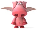 Flying pig Royalty Free Stock Photo