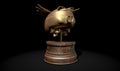 Flying Pig Trophy Award Royalty Free Stock Photo