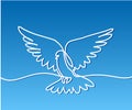 Flying pigeon logo