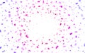 Flying pink and purple confetti Royalty Free Stock Photo