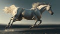 flying pony photorealistic