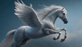 flying pony photorealistic