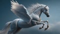 flying pony photorealistic