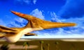 Flying pterodactyl Royalty Free Stock Photo