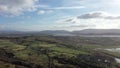 Flying from Rossbeg towards Ardara in County Donegal, Ireland