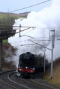 Flying Scotsman steam train, West Coast Main Line