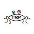 Flying Spaghetti Monster - Atheism Satyr God Parody Royalty Free Stock Photo