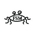 Flying Spaghetti Monster - Atheism Satyr God Parody Royalty Free Stock Photo