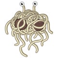 Flying Spaghetti Monster Royalty Free Stock Photo