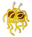 Flying spagetty monster. FSM.