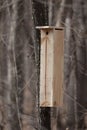 flying squirrel nesting box Royalty Free Stock Photo