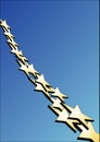 Flying stars Royalty Free Stock Photo