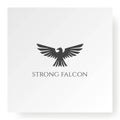 Flying Strong Eagle Falcon Hawk Vow Kite Phoenix Logo Design Vector