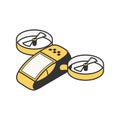 Flying Taxi Drone Composition