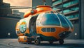 Flying Transportation. Air Ambulance. Public Transportation. Urban Air Mobility.