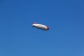 Flying zeppelin, rigid airship, airship Royalty Free Stock Photo