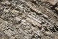 Flysch rocky layers from the Paleozoic-Carboniferous age in Penarroyas