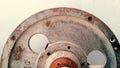 Flywheel Old Machinery Royalty Free Stock Photo
