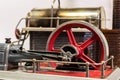Flywheel of a steam engine Royalty Free Stock Photo