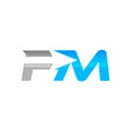 FM letter logo, initial letter FM graphic logo template, Unique Monogram Letter FM Logo Vector. EPS10
