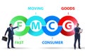 FMCG concept - fast moving consumer goods Royalty Free Stock Photo