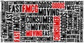 FMCG or fast moving consumer goods. Royalty Free Stock Photo