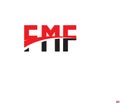 FMF Letter Initial Logo Design Vector Illustration Royalty Free Stock Photo