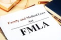 FMLA Family and Medical Leave Act. Royalty Free Stock Photo