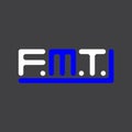 FMT letter logo creative design with vector graphic, FMT simple and modern logo