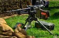 The FN MAG is a Belgian 7.62 mm general-purpose machine gun Royalty Free Stock Photo