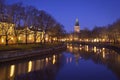 Fnland: River Aurajoki in Turku Royalty Free Stock Photo