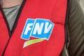 FNV Union Logo At Amsterdam The Netherlands 2018
