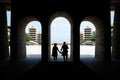 Fo Guang Shan Tourists holding hands