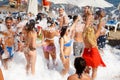 Foam beach summer party marmaris turkey