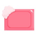 Foam berry soap icon cartoon vector. Natural cosmetic