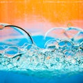 Foam bubbles abstract background Royalty Free Stock Photo