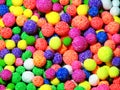 Foam plasticine multicolored rolled airy balls