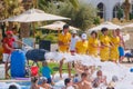 Foam pool party with arabic hotel staff - Tunisia, Sousse, El Kantaoui 06 19 2019