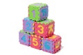 Foam puzzle numbers Royalty Free Stock Photo