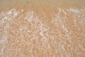 Foam sea and sand Royalty Free Stock Photo