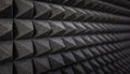 Foam soundproofing coating close-up